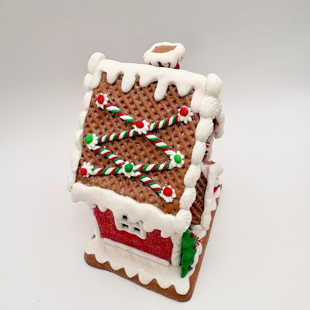 Light Up Gingerbread House Christmas Holiday Home Decor Tabletop Decoration - Picture 2 of 6